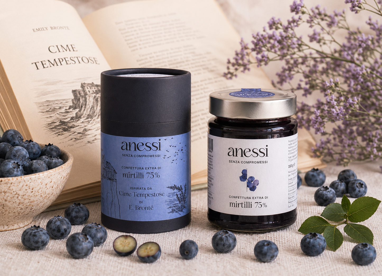 Confettura extra di mirtilli – Ispirata a Cime tempestose di Emily Brontë
