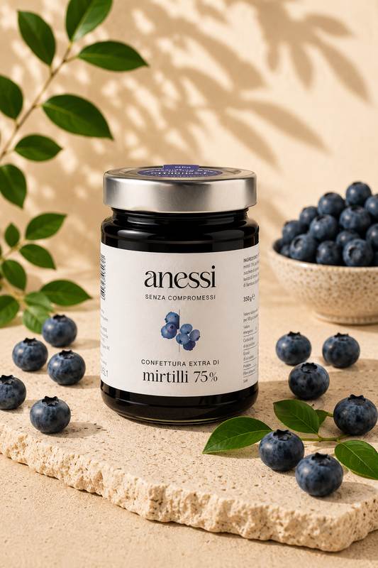 Confettura extra di mirtilli 75%