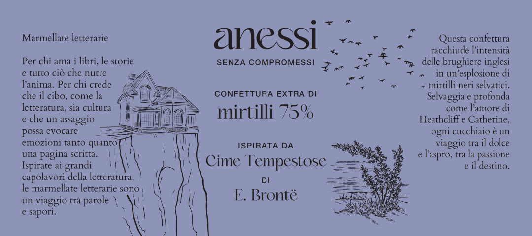 Confettura extra di mirtilli – Ispirata a Cime tempestose di Emily Brontë