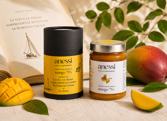 Confettura extra di mango – Ispirata a La vita e le strane sorprendenti avventure di Robinson Crusoe di Daniel Defoe
