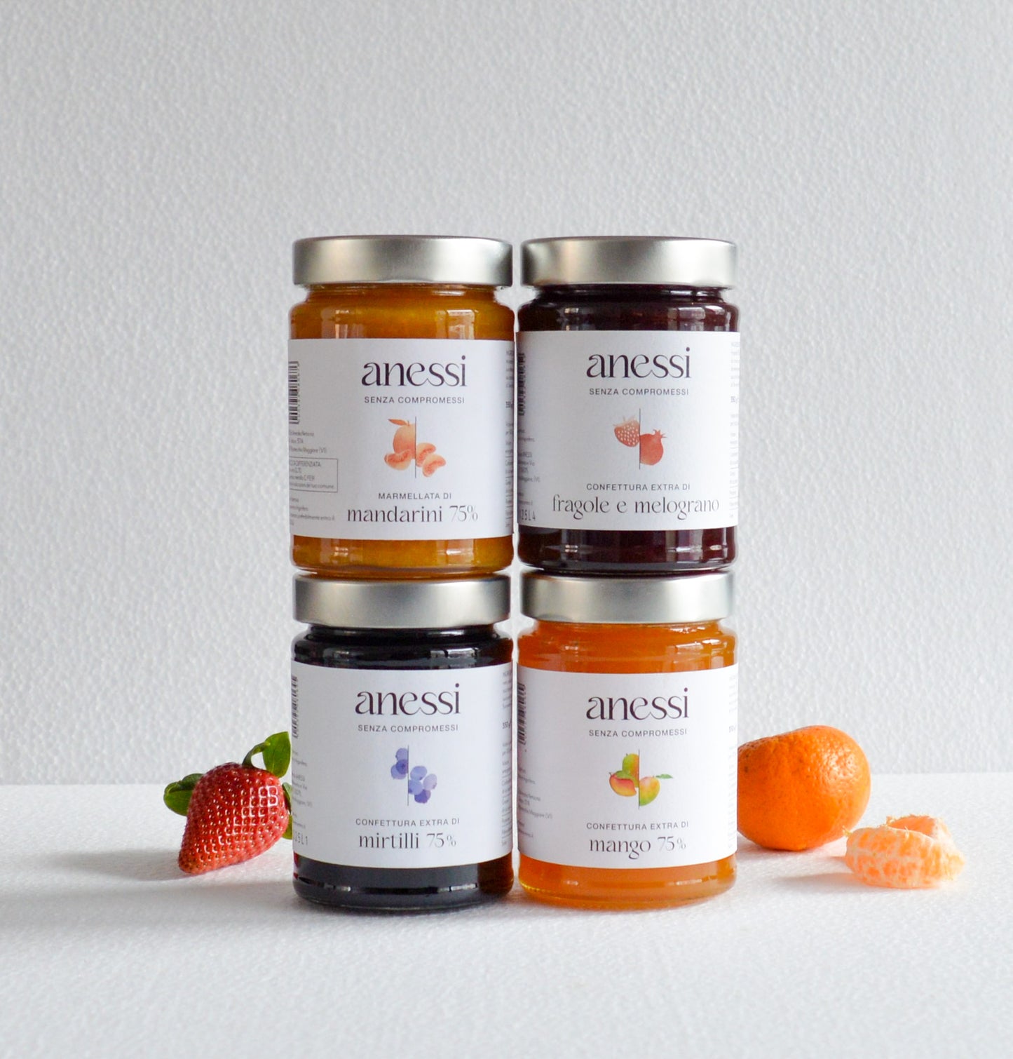 ANESSI-Konfitüren - 4 Gläser 350 g